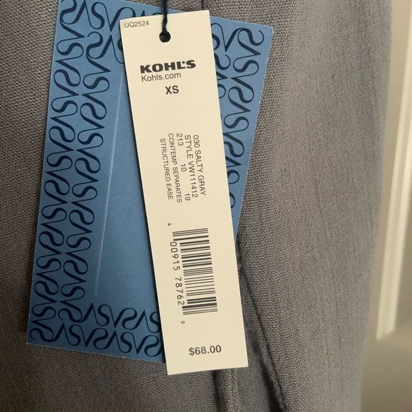 SIMPLY VERA VERA WANG COLOR BLOCK SHIFT DRESS | GREY & BLACK | NEW WITH TAG | XS - Picture 7 of 7